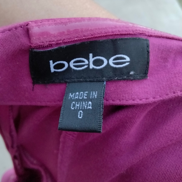 Bebe Fuchsia Minidress With Pockets - Picture 10 of 10